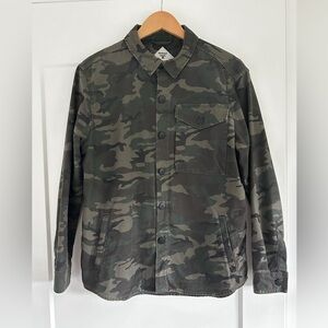 Barbour Wyke Overshirt - Olive Camo - Size M